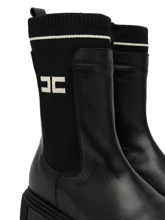 Elisabetta Franchi Botines Elisabetta Franchi Chelsea F4-A5E-0424-1316930 D Negro