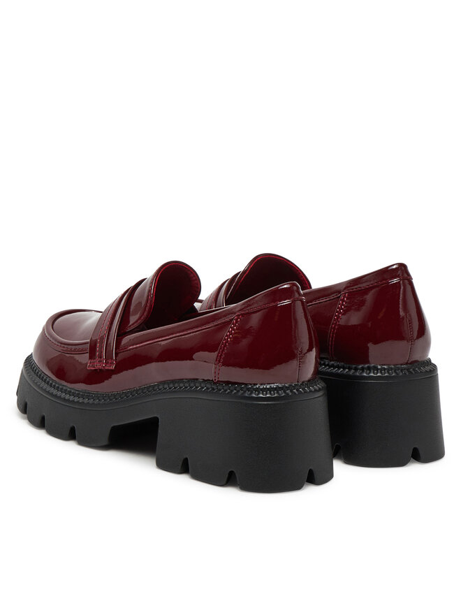 DeeZee Loafersy DeeZee HLD-2016 Bordowy