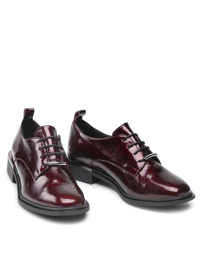 Karino Oxford Schuhe Karino 3882/009-P Dunkelrot