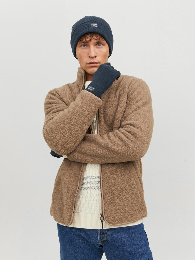 Jack&Jones Čepice a rukavice Jack&Jones 12168383 Tmavomodrá