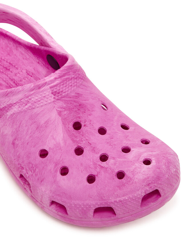 Crocs Papucs Crocs Kids' Classic Watercolor Marbled Clog 211602 Rózsaszín