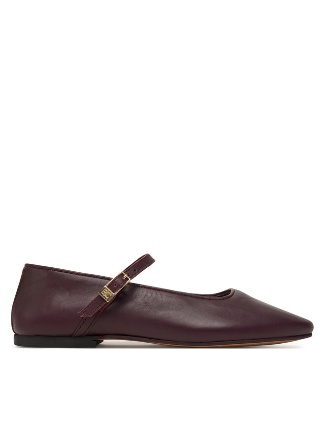 Tommy Hilfiger Ballerine Tommy Hilfiger SmooMaryjane FW0FW09152 Bordeaux