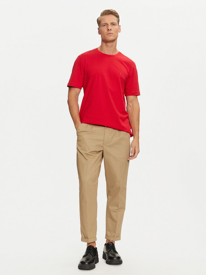 Tommy Hilfiger Tommy Hilfiger Marškinėliai Essential MW0MW37267 Raudona Regular Fit