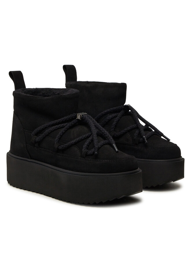 Inuikii Śniegowce Inuikii Classic Low Platform 75204-004 Czarny