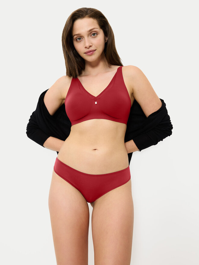 Triumph Triumph Brazilian Damenslip Lovely Micro 10182554 Rot