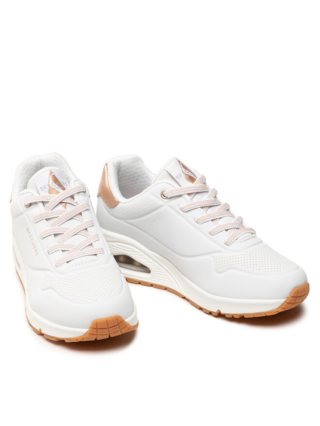 Skechers Tenisice Skechers Uno Shimmer Away 155196/WHT Bijela