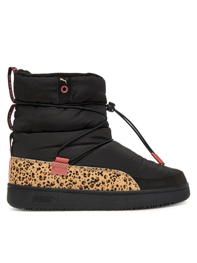 Puma Μπότες Χιονιού Puma Snowbae Wns Animal Flair 402654 01 Μαύρο