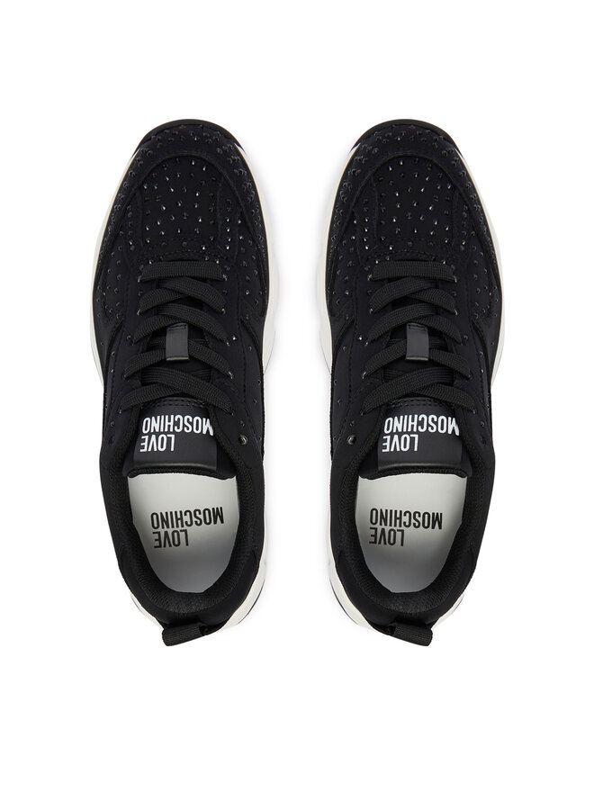 Снікерcи LOVE MOSCHINO JA15406G1OIM0000 Чорний | evzuttya.com.ua