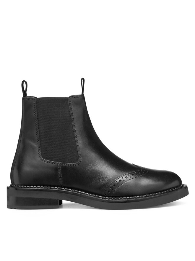 Geox Kotníková obuv s elastickým prvkem Geox D Serilda D56WYC 00043 C9999 Černá