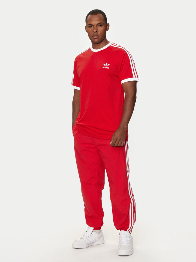 adidas adidas Marškinėliai Adicolor Classics 3-Stripes T-Shirt IA4852 Raudona Regular Fit