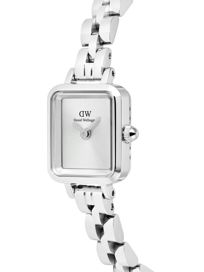 Daniel Wellington Sat Daniel Wellington Quadro Mini Arch DW00100844 Srebrna