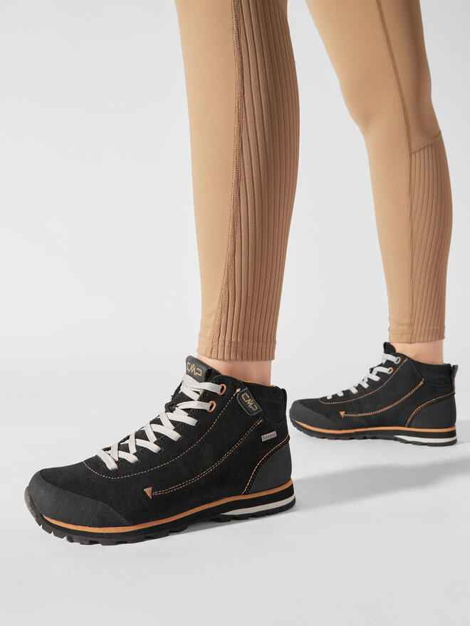 CMP Pārgājienu apavi CMP Elettra Mid Wmn Hiking Shoes Wp 38Q4596 Melns