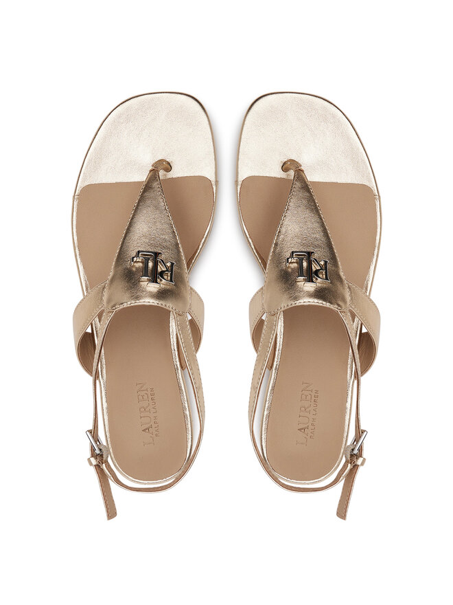 LAUREN RALPH LAUREN Sandały LAUREN RALPH LAUREN Everley 802970532001 Złoty