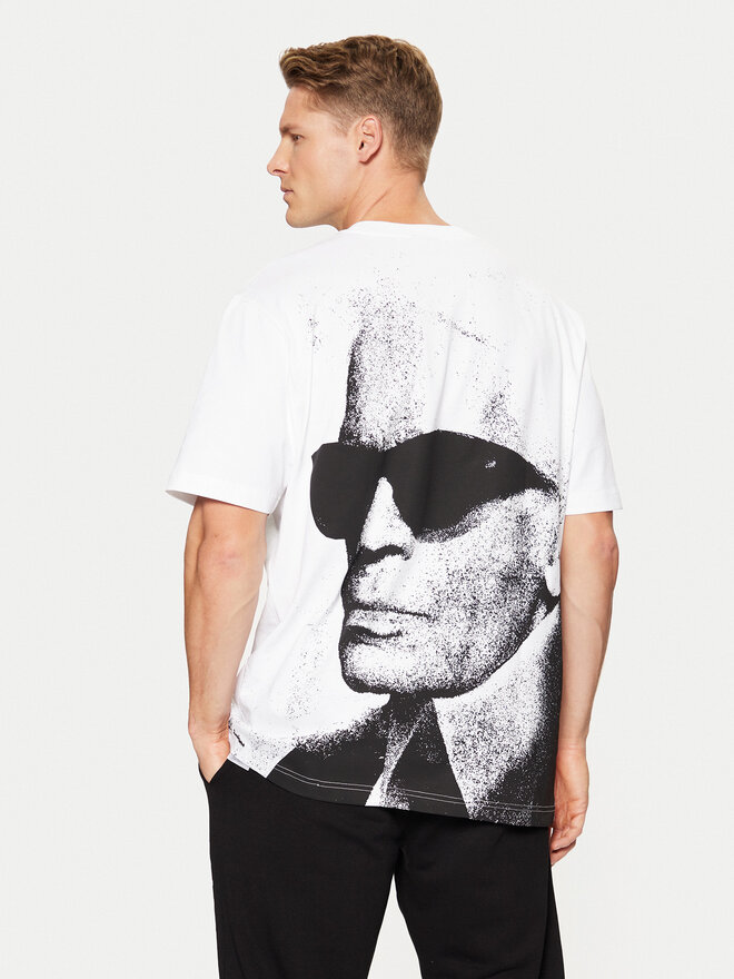 Karl Lagerfeld Jeans Karl Lagerfeld Jeans T-Shirt A1M17113 Weiß Relaxed Fit