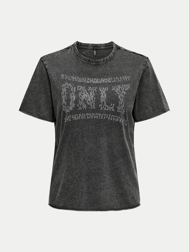 ONLY ONLY Marškinėliai Lucy 15332190 Juoda Regular Fit