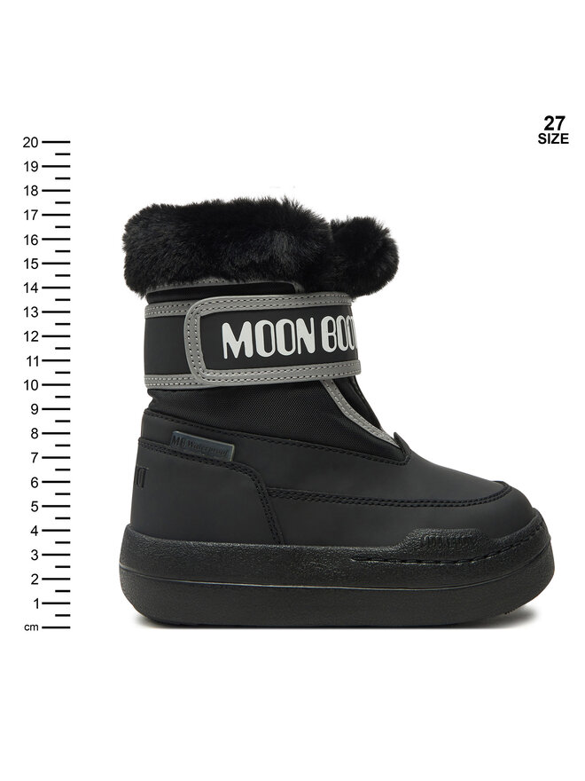 Moon Boot Snehule Moon Boot Junior Park Strap 80D3440030 Čierna