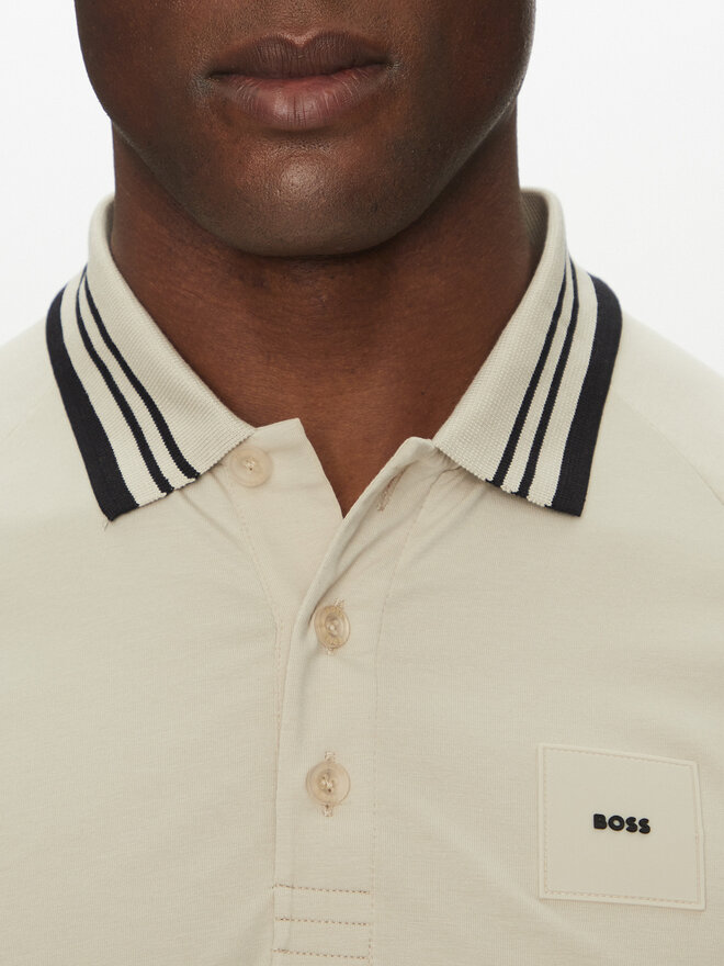 BOSS BOSS Poloshirt 50538176 Beige Regular Fit