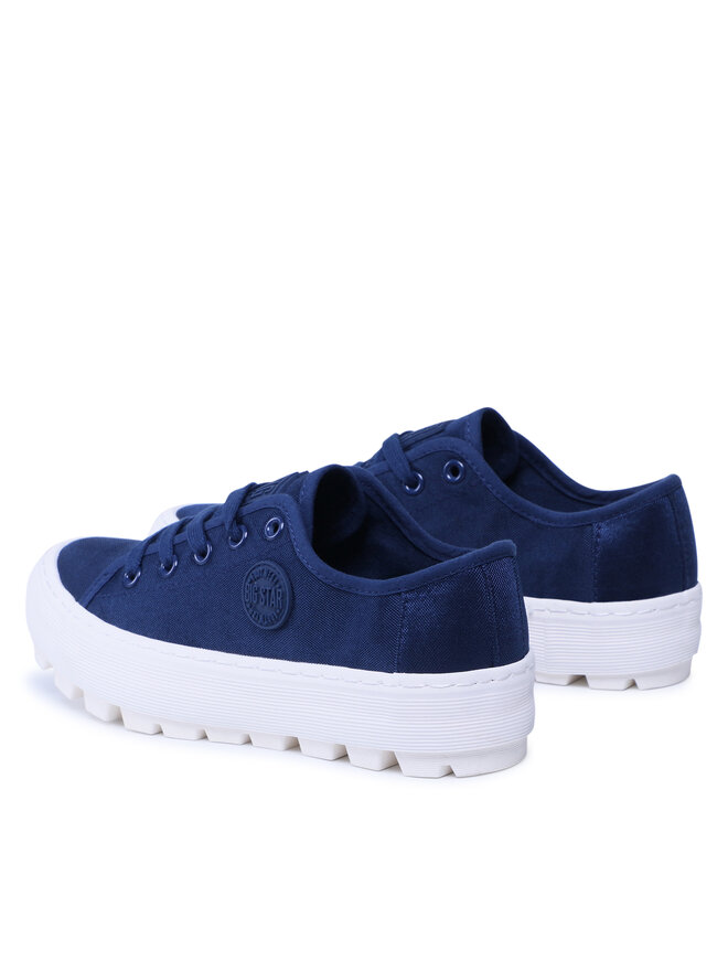 Big Star Shoes Kedai Big Star Shoes JJ274491 Tamsiai mėlyna