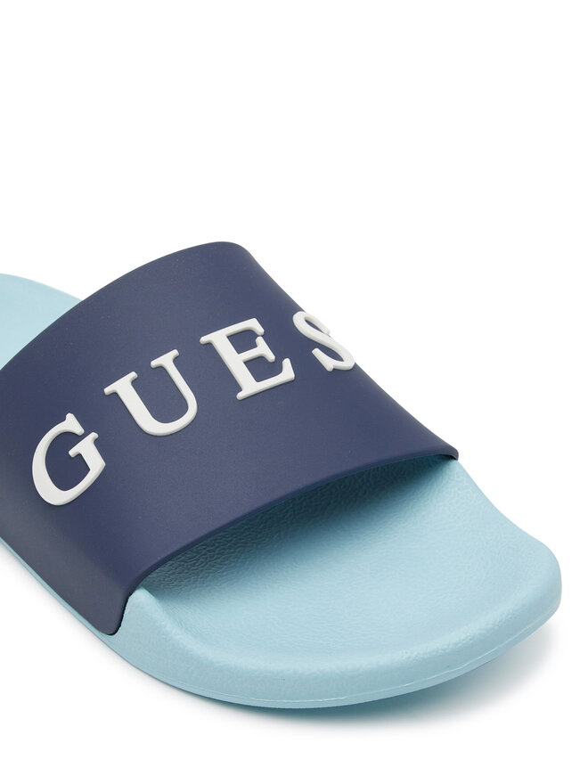 Guess Klapki Guess F5GZ06 BB00F Granatowy