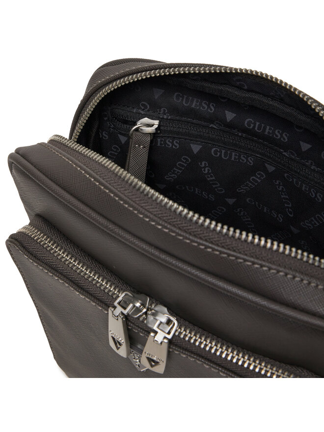 Guess Плоска сумка Guess Milano HMMISA P4260 Сірий