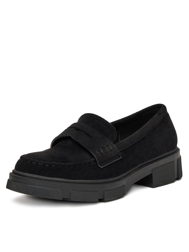 DeeZee Loafersy DeeZee LZP01 Czarny