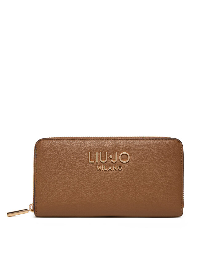 Liu Jo Velika ženska denarnica Liu Jo Ecs Xl Zip Around AF5170 E0058 Rjava