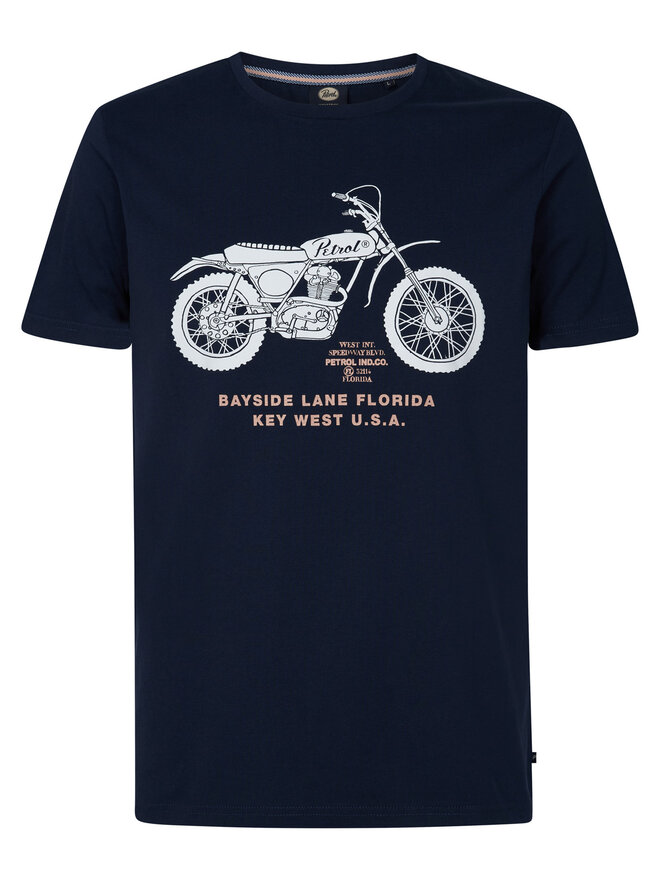 Petrol Industries Petrol Industries Camiseta M-1050-TSR707 Azul marino Regular Fit