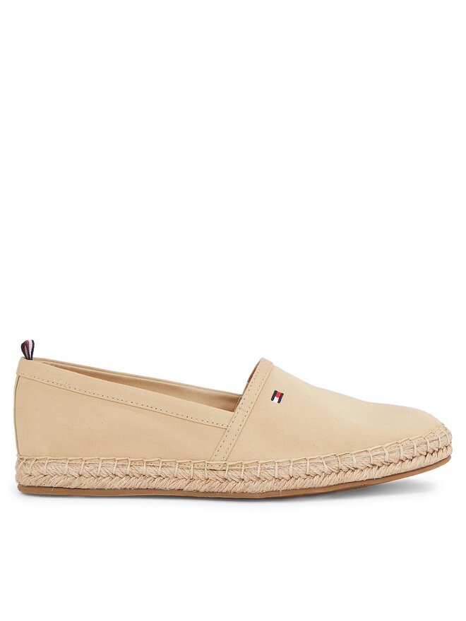Tommy Hilfiger Espadrilky Tommy Hilfiger Basic Tommy Flat Espadrille FW0FW06497 Béžová