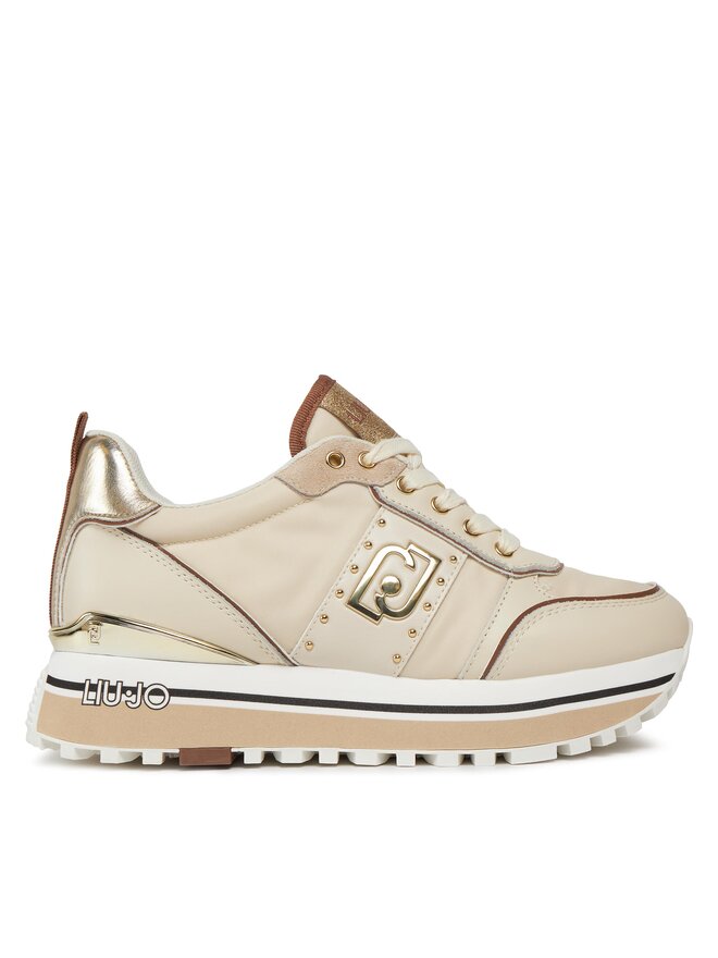 Liu Jo Sneakersy Liu Jo Maxi Wonder 71 BA4055 PX181 Écru