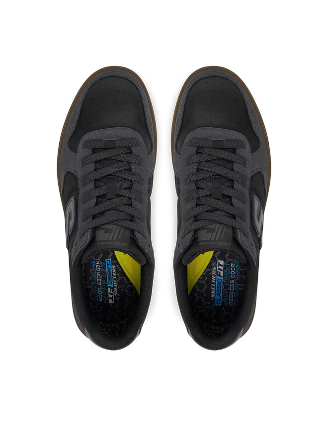 Skechers Sneakersy Skechers New Wave Cup-Calven 210961/BKGY Czarny
