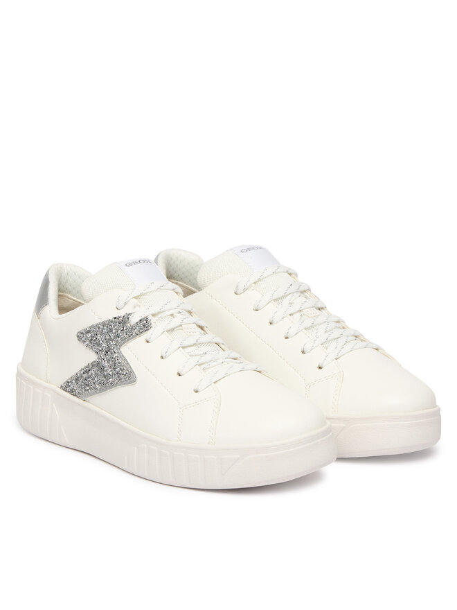 Geox Sneakers Geox J Mikiroshi Girl J45DVA 054EW C0007 D Weiß