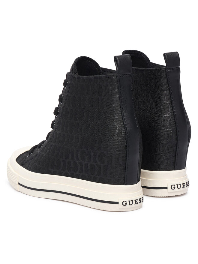 Guess Sneakers aus Stoff Guess FLTSUN FAL12 Schwarz