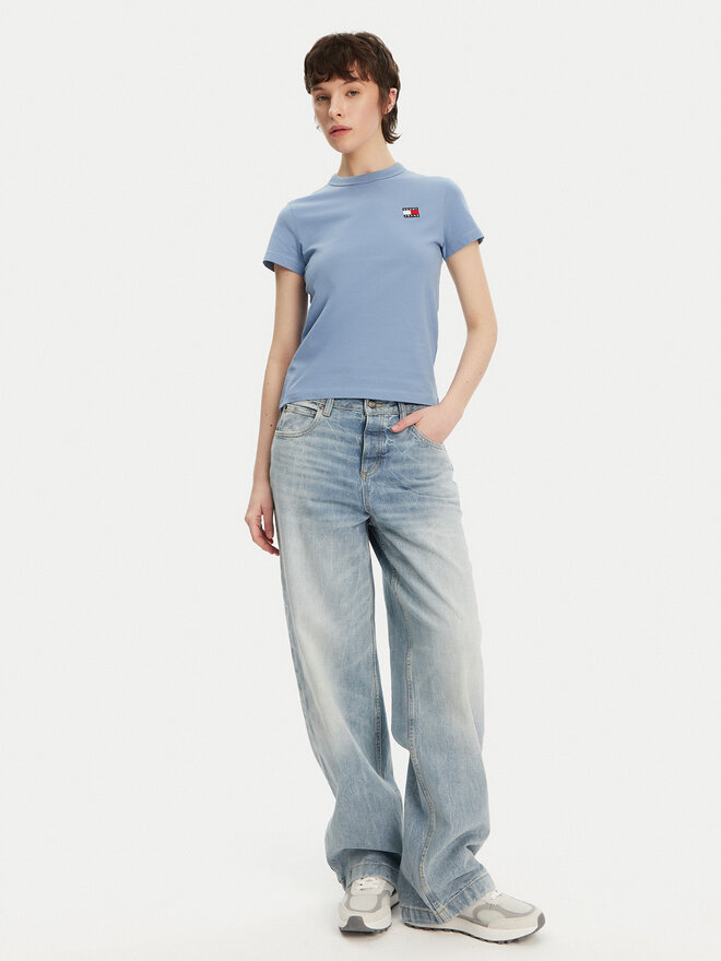 Tommy Jeans Tommy Jeans Marškinėliai DW0DW20153 Mėlyna Regular Fit