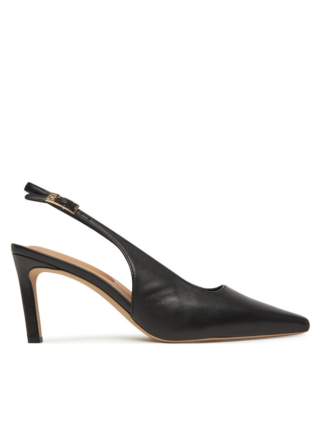 Tommy Hilfiger Sandały Tommy Hilfiger Squared Toe FW0FW08636 Czarny