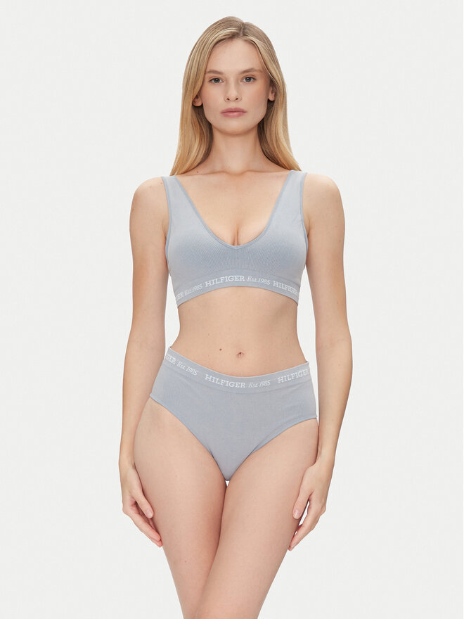 Tommy Hilfiger Tommy Hilfiger Klasszikus magas derekú alsó UW0UW05724 Kék
