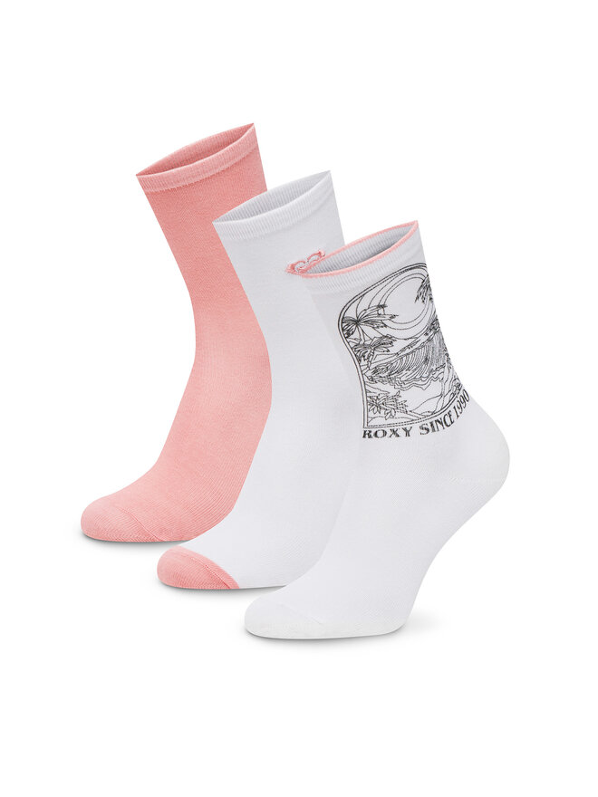 Roxy Довгі шкарпетки Roxy AS_ROXY_05W_SS25 (3-PACK) Рожевий