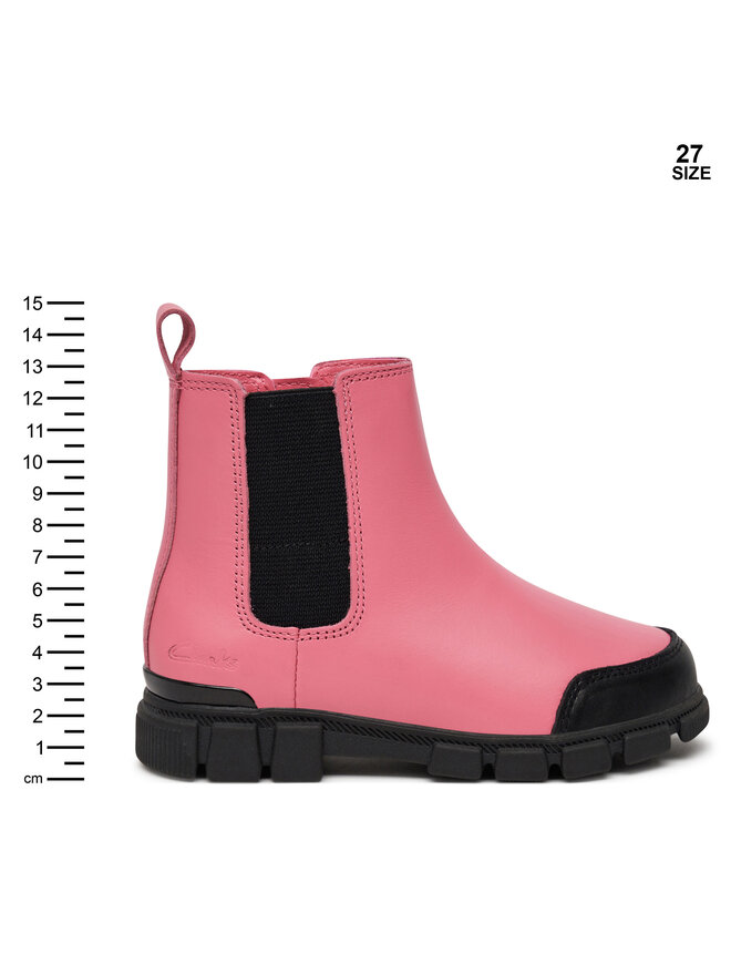 Clarks Csizma Clarks Evyn Chelsea K. 26179042 Rózsaszín