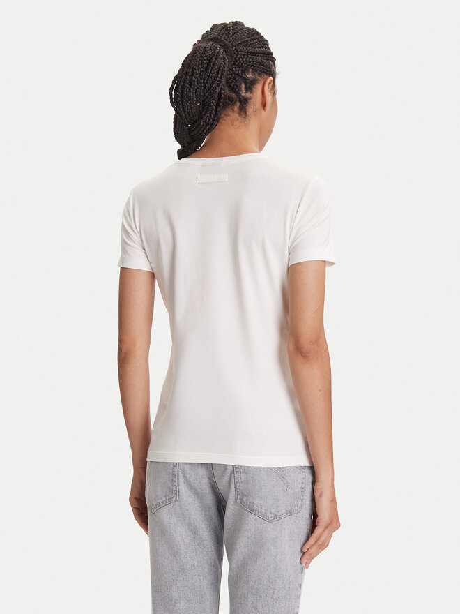 EA7 Emporio Armani EA7 Emporio Armani Camiseta 7W000492 AF10373 U0005 Écru Regular Fit