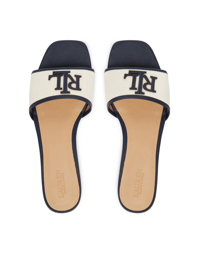 LAUREN RALPH LAUREN Pantoletten LAUREN RALPH LAUREN Everley Sld2 802P04395001 Écru