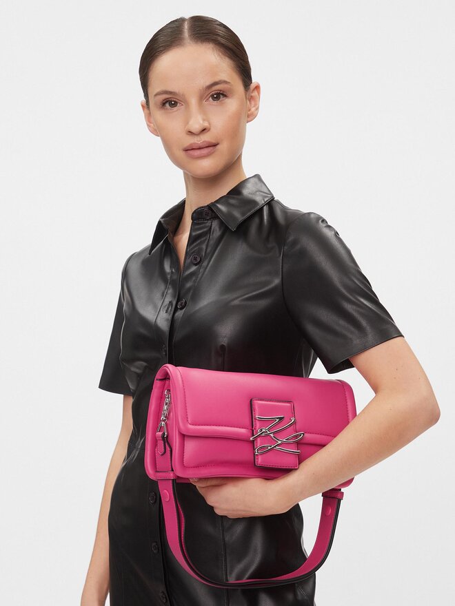 Handtasche KARL LAGERFELD 235W3065 Rosa eschuhe.de