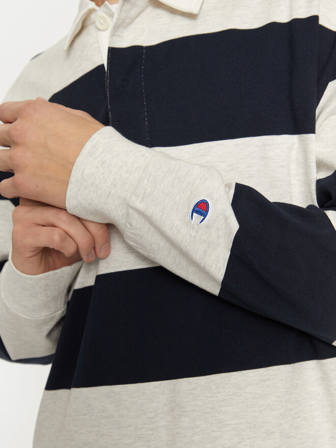 Champion Champion Polo marškinėliai 220438 Pilka Loose Fit