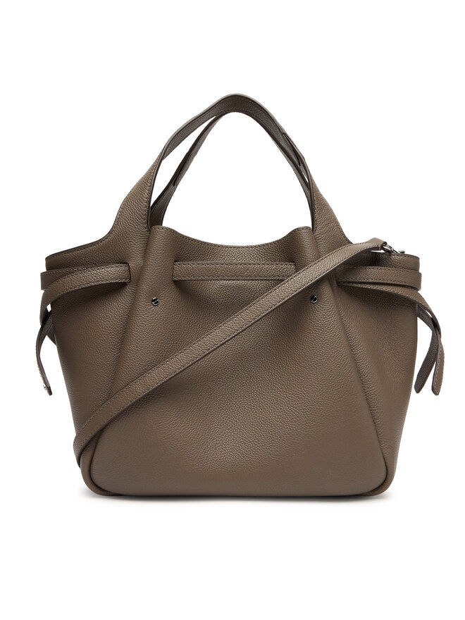 Tory Burch Kabelka Tory Burch Romy Satchel 164866 Hnedá