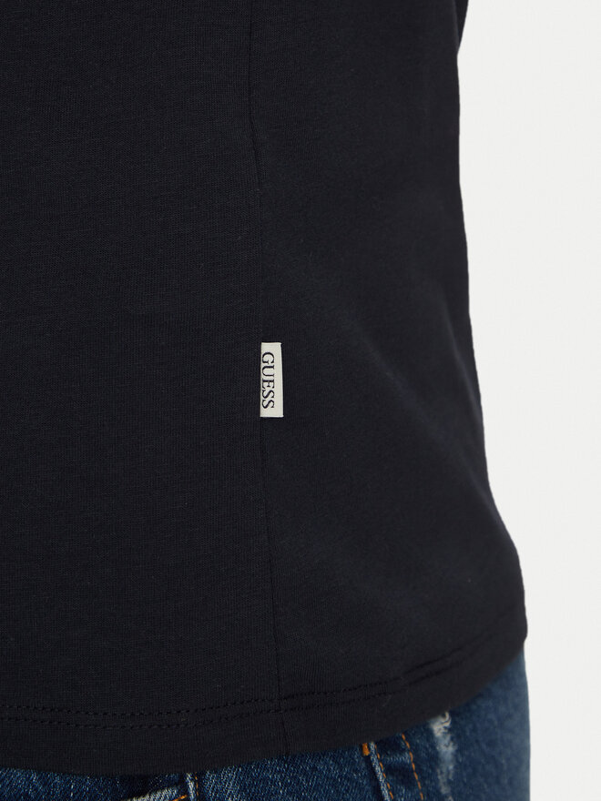Guess Jeans Guess Jeans Póló M5GI23 K8HM0 Sötétkék Slim Fit