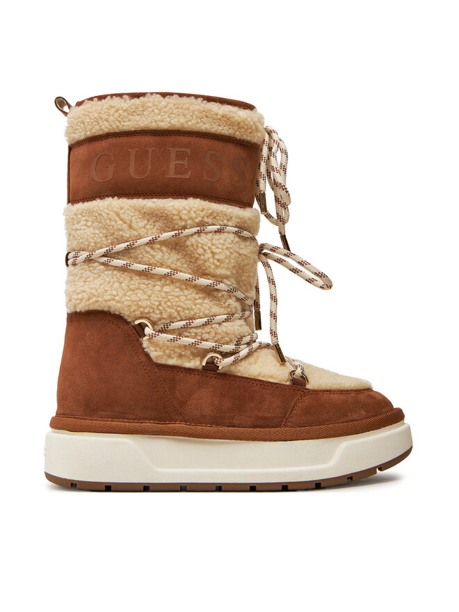 Guess Μπότες Χιονιού Guess Undela2 FLFUN2 FUR11 Μπεζ