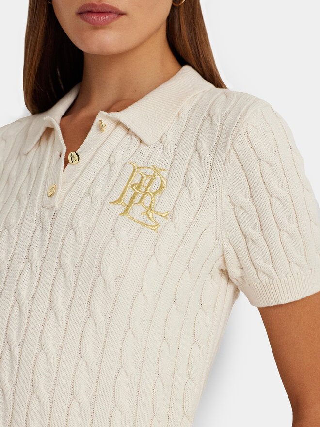 LAUREN RALPH LAUREN LAUREN RALPH LAUREN Поло 200932224001 Écru Slim Fit