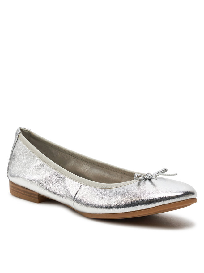 Tamaris Baleriny Tamaris 1-22116-41 Srebrny