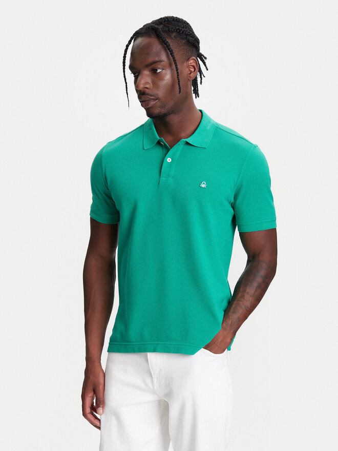 United Colors Of Benetton United Colors Of Benetton Poloshirt 3089J3179 Grün Regular Fit