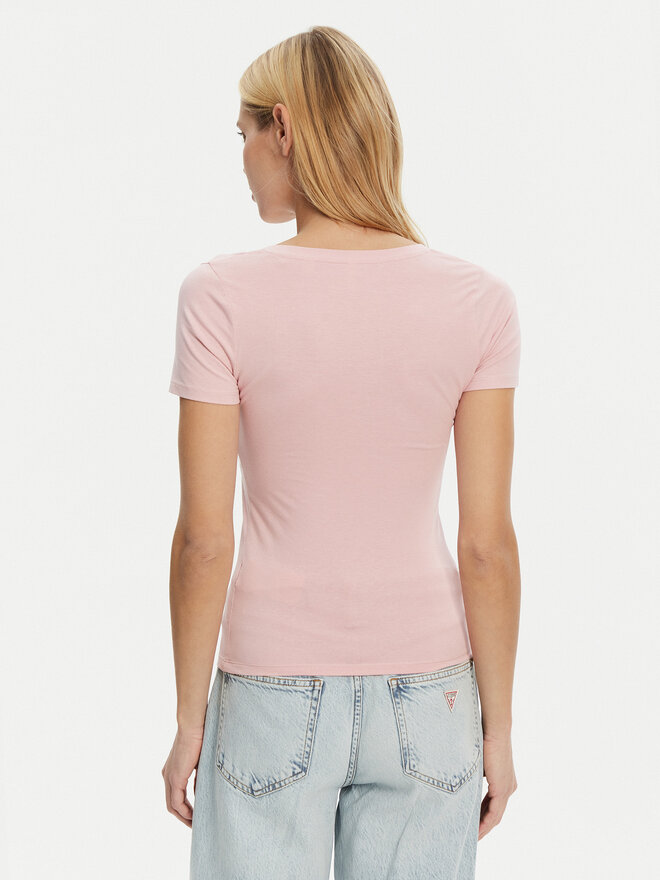Guess Guess Camiseta O5RI02 KBBU1 Rosa Regular Fit