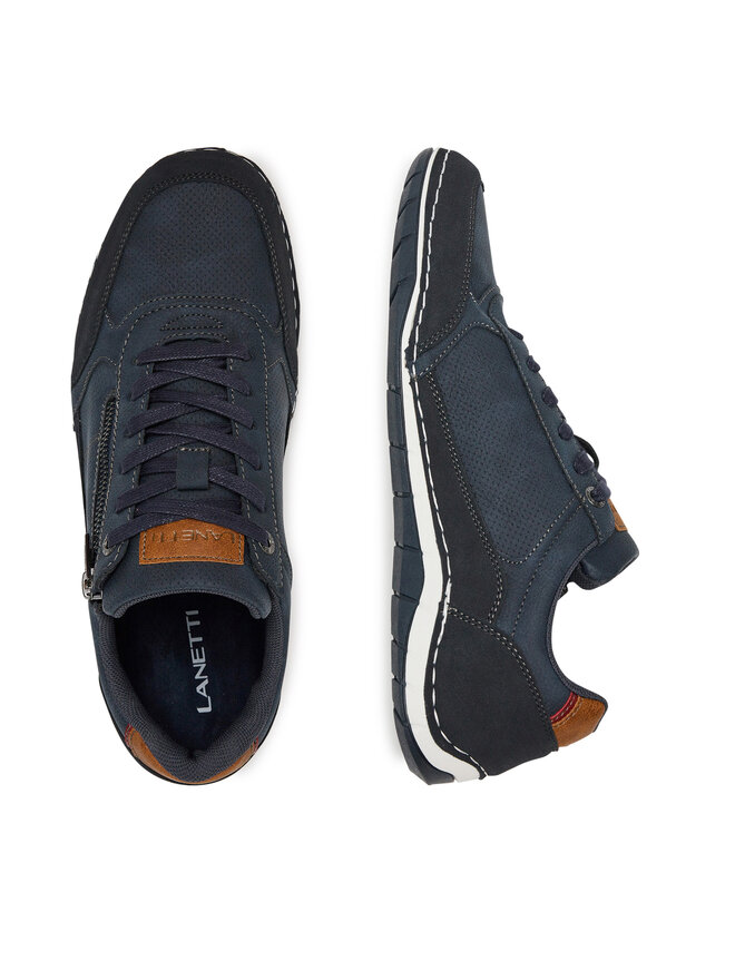 Lanetti Halbschuhe Lanetti V5-10235 Dunkelblau