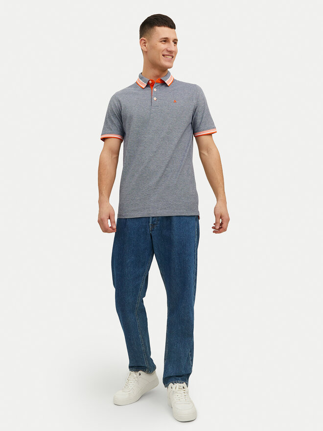 Jack&Jones Jack&Jones Polo marškinėliai Paulos 12136668 Pilka Slim Fit